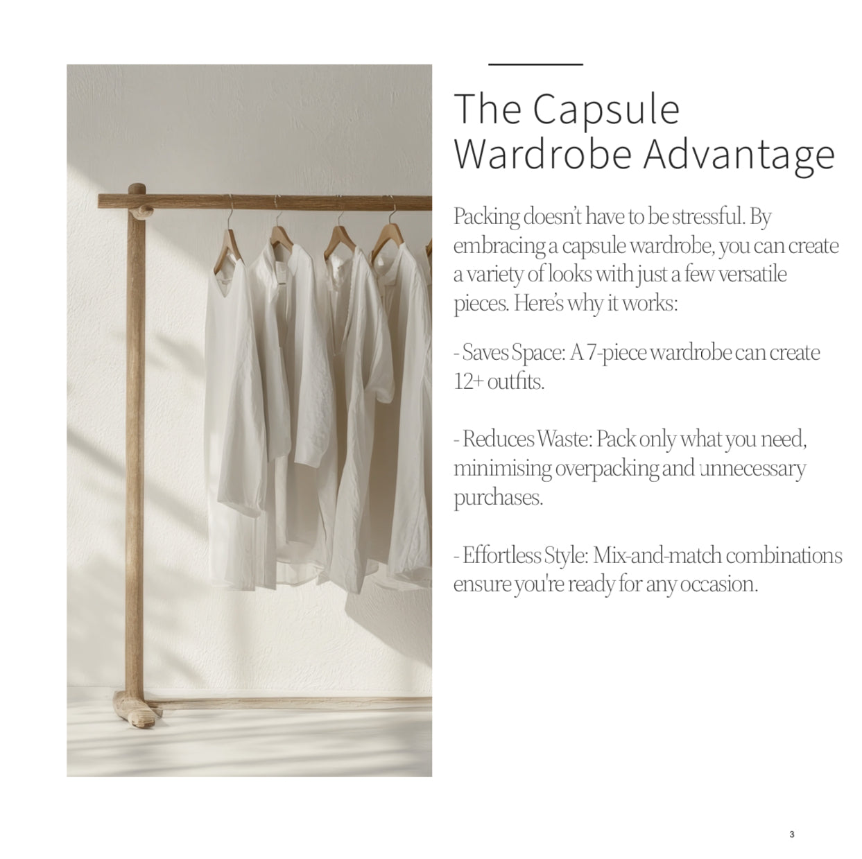 Capsule Wardrobe Travel Outfit Planner